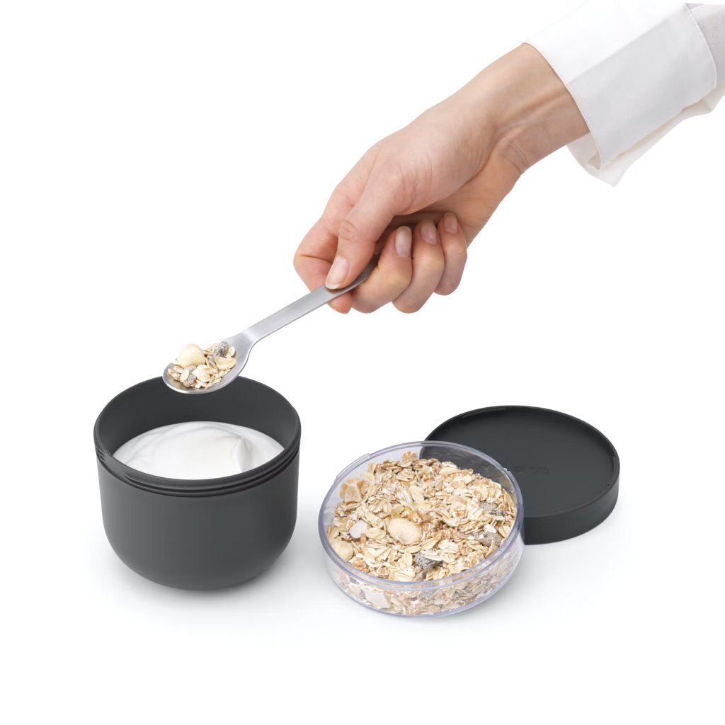 Brabantia Make & Take Yogurt Cup 0.5 L Dark Grey