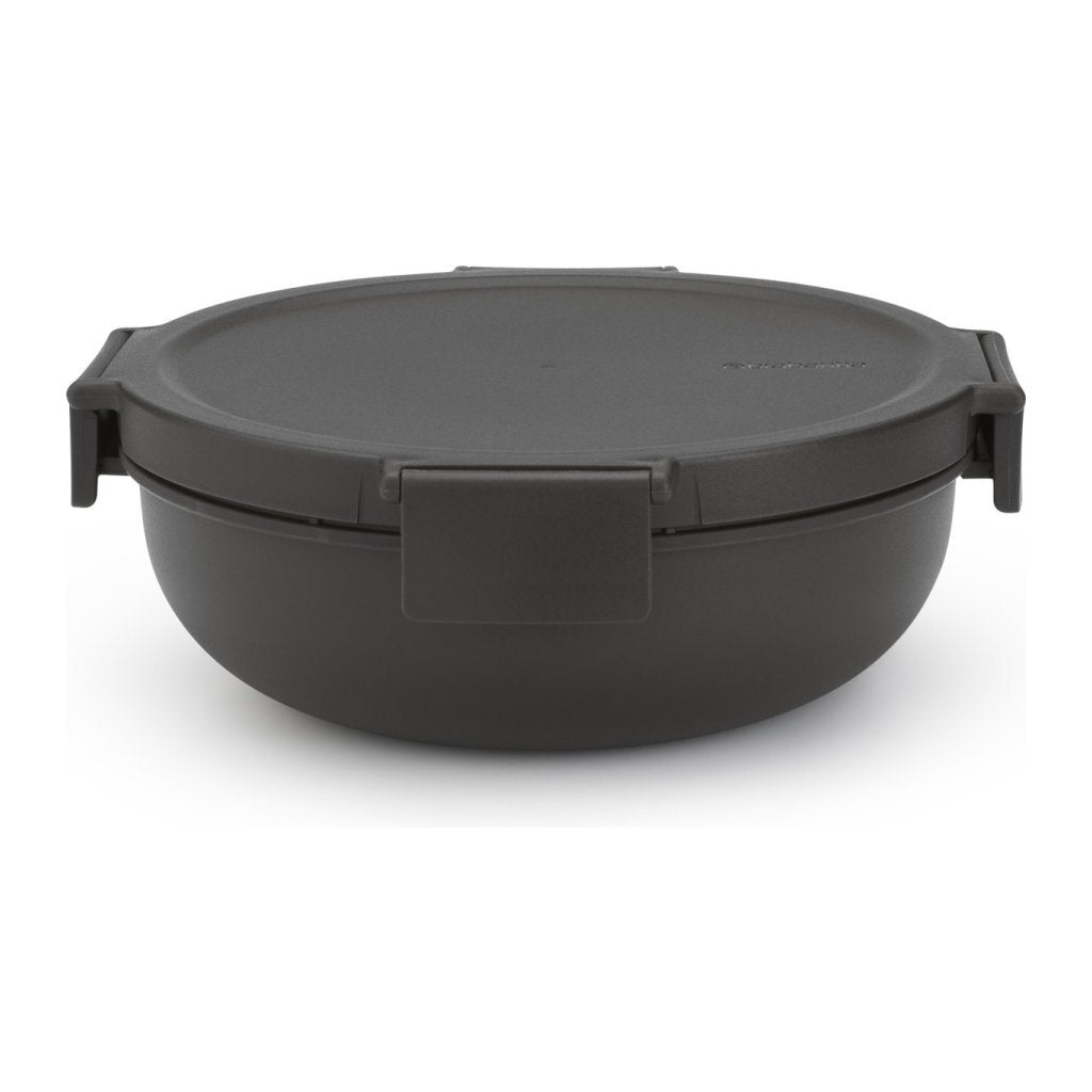 Brabantia Make & Take Salad Lunch Bowl 1.3 L Dark Grey