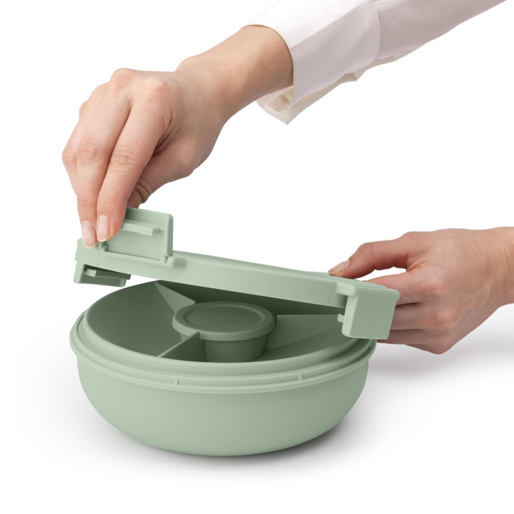 Brabantia Make & Take Salad Lunch Bowl 1.3 L Jade Green