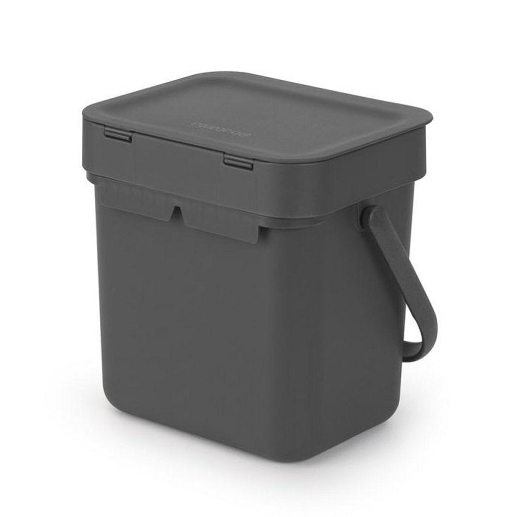 Brabantia Sort & Go Waste Bin 3 L Grey
