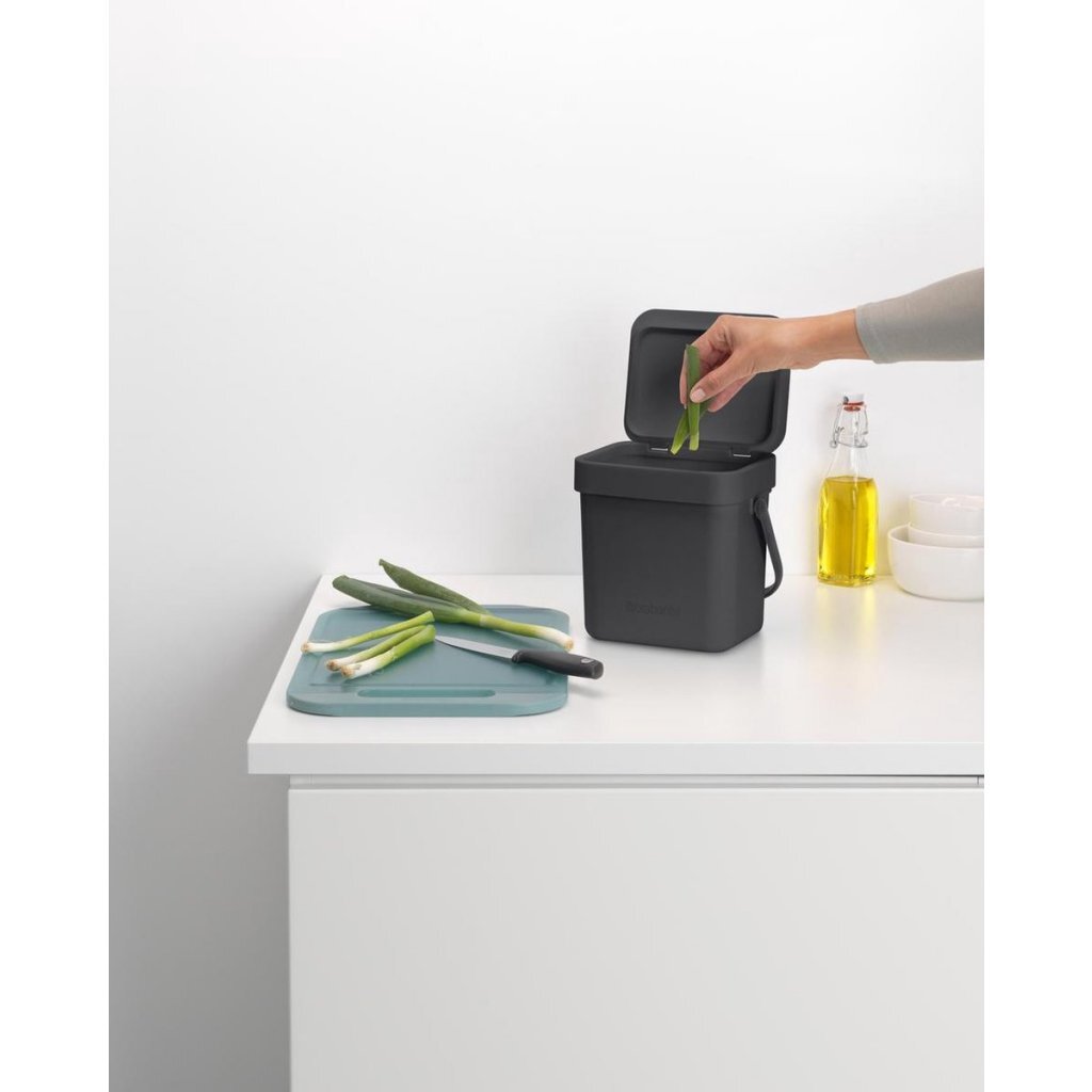 Brabantia Sort & Go Waste Bin 3 L Grey