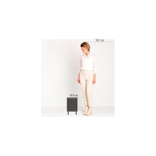 Brabantia BO Mülleimer HI 7 l Matt Steel Fingerprint Proof (22 71 89) afbeelding 4