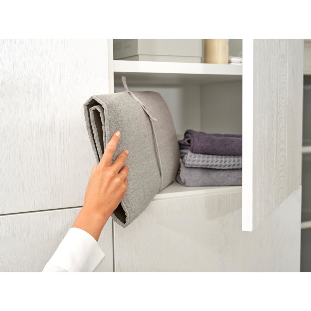 Brabantia Garment Steamer with Door Hooks 50x100 cm Light Grey