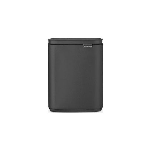 Brabantia BO Mülleimer 7 Liter Mineral Infinite Grey (23 37 22) afbeelding 1