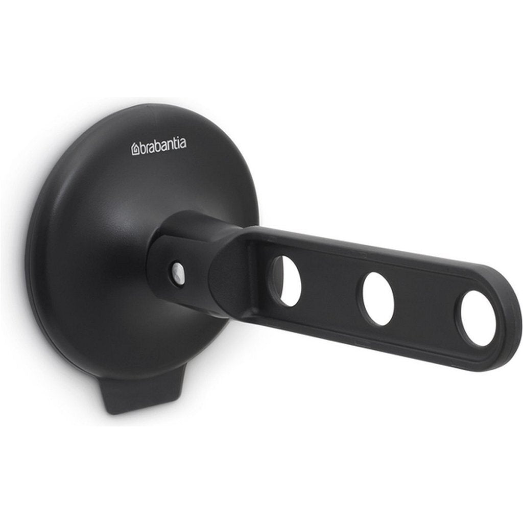 Brabantia Foldable Clothes Hook with Suction Cup Black