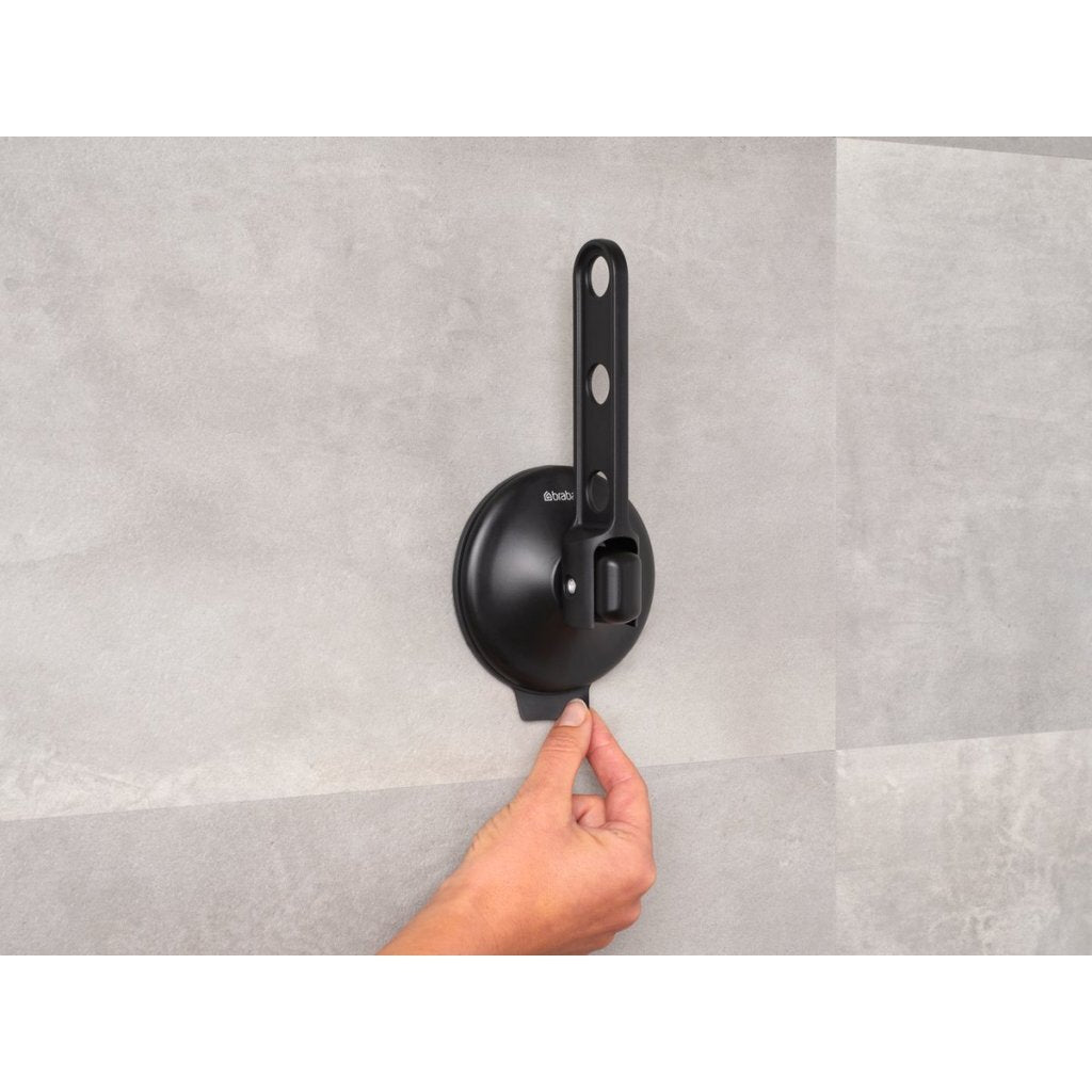 Brabantia Foldable Clothes Hook with Suction Cup Black