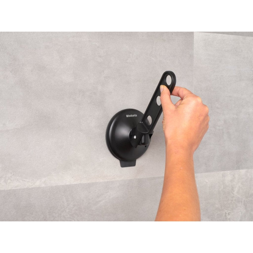 Brabantia Foldable Clothes Hook with Suction Cup Black