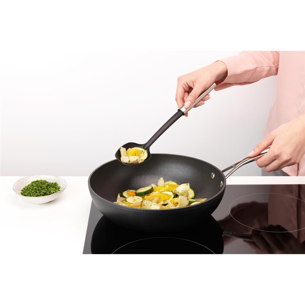 Brabantia Profile Serving Spoon Black/Stainless Steel