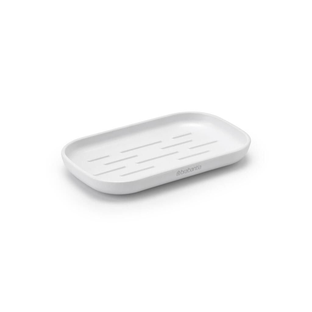 Brabantia ReNew Soap Dish - White - Non-Slip Base