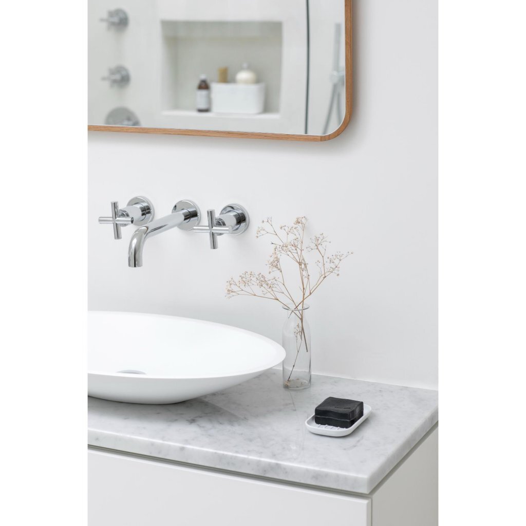 Brabantia ReNew Soap Dish - White - Non-Slip Base