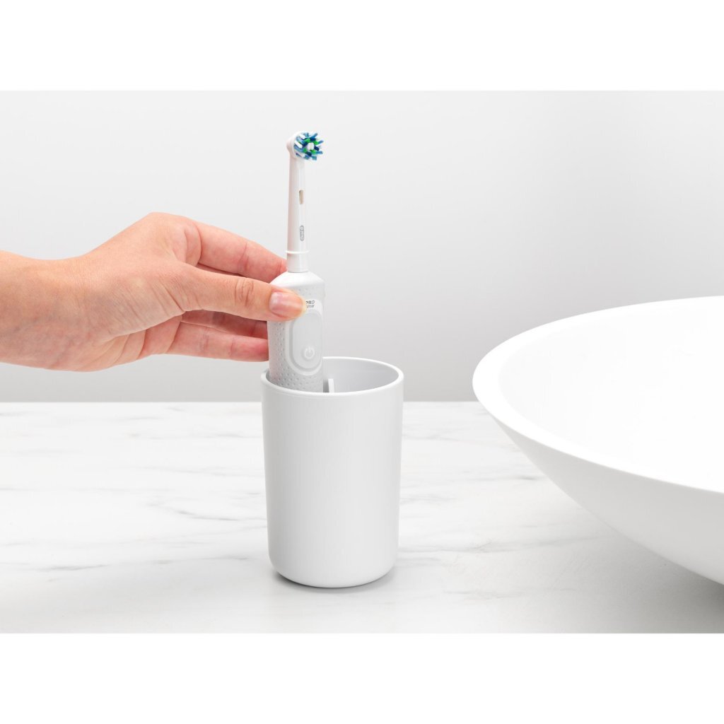 Brabantia ReNew Toothbrush Holder White - Stylish and Spacious Design