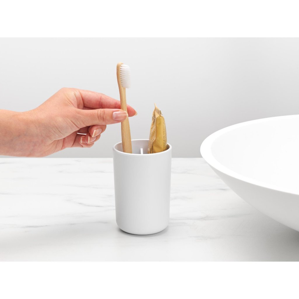 Brabantia ReNew Toothbrush Holder White - Stylish and Spacious Design