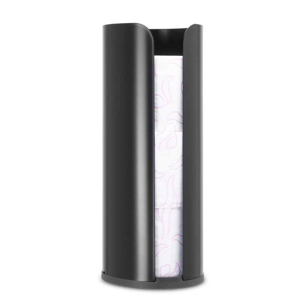 Brabantia ReNew Spare Toilet Roll Holder Black