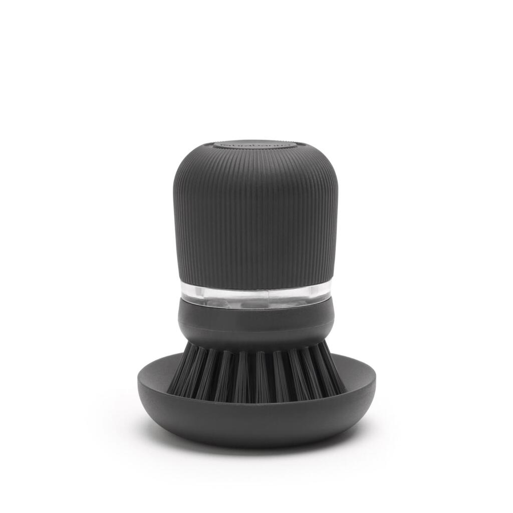 Brabantia SinkSide Dish Brush with Soap Reservoir Black