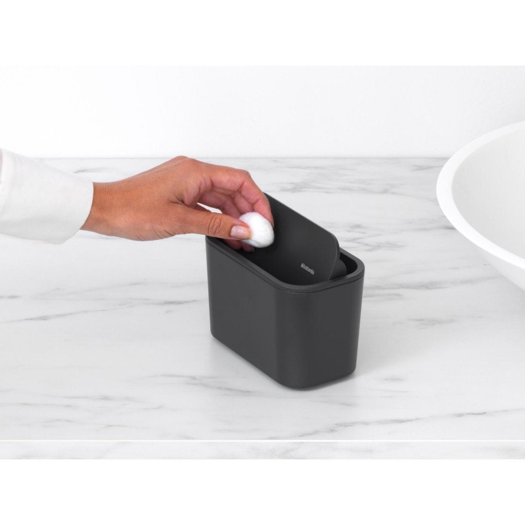 Brabantia MindSet Bathroom Waste Bin Dark Grey