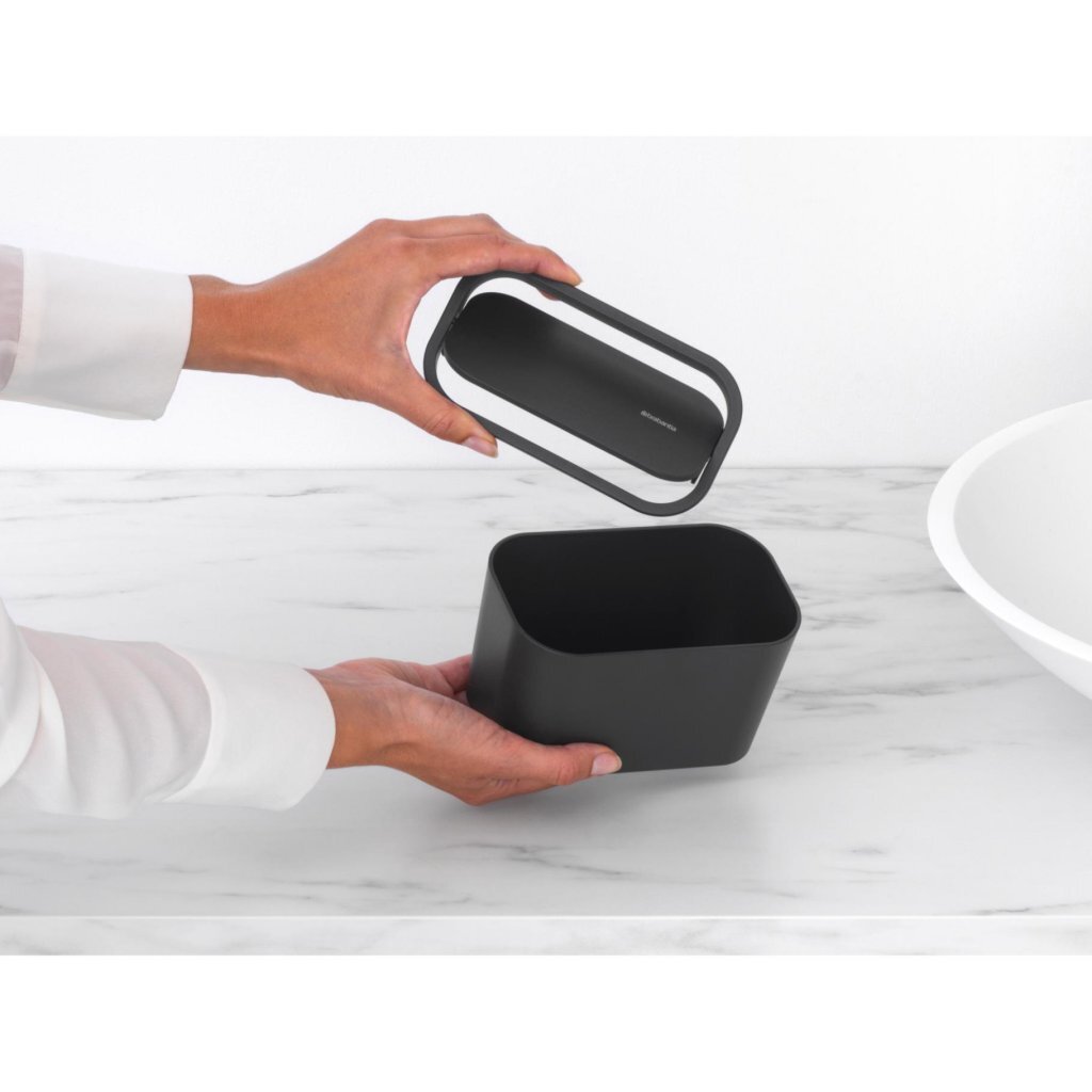 Brabantia MindSet Bathroom Waste Bin Dark Grey