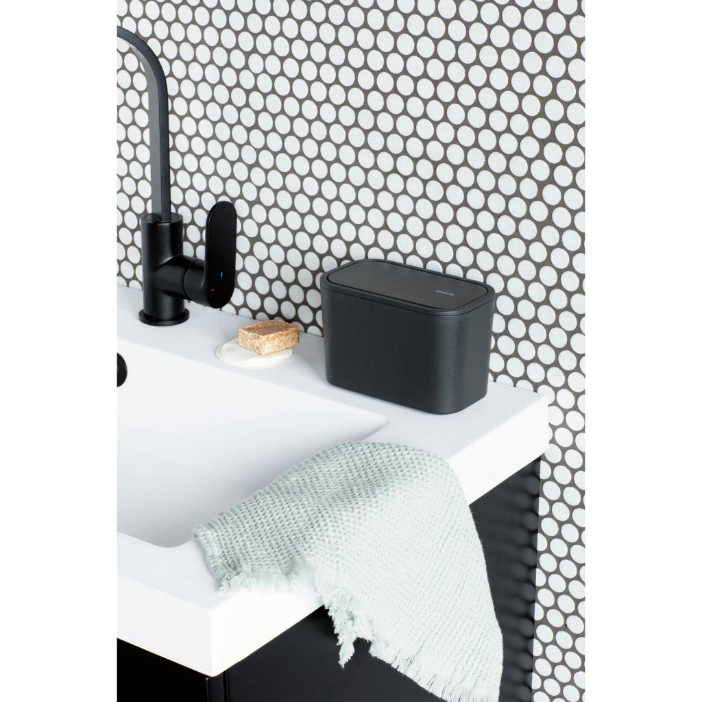 Brabantia MindSet Bathroom Waste Bin Dark Grey
