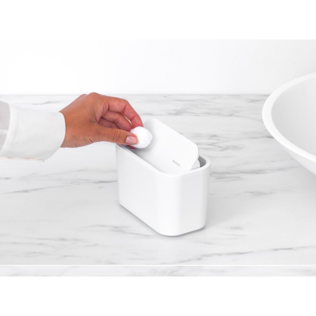 Brabantia MindSet Bathroom Waste Bin White