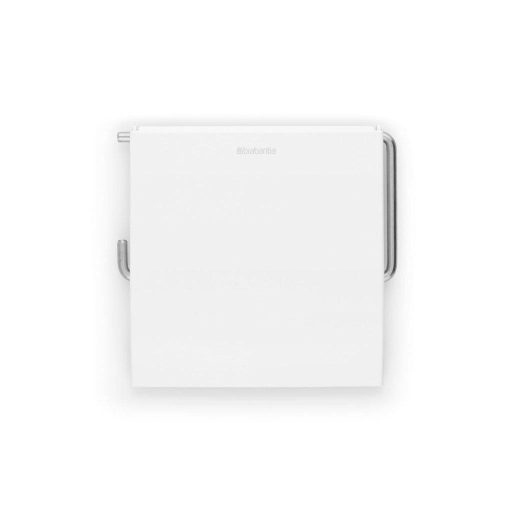 Brabantia ReNew Toilet Roll Holder with Lid White