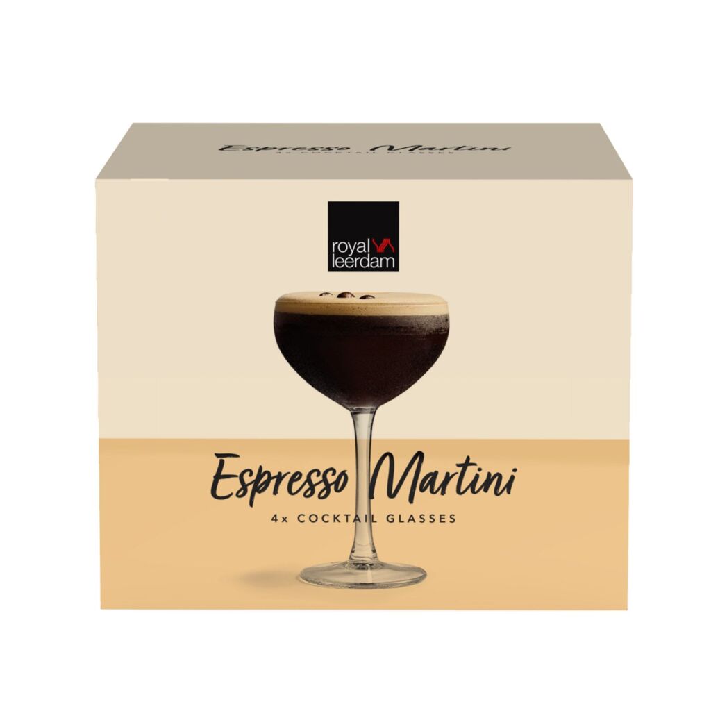 Royal Leerdam Espresso Martini Glass Set - 4 Pieces 24 cl