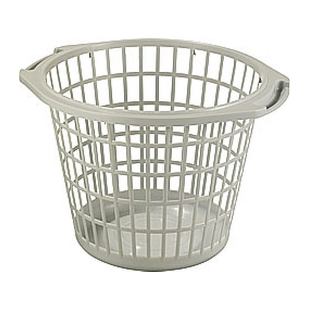 Round Laundry Basket 48 cm Grey