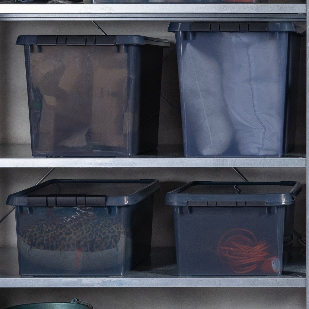 Sunware Comfort Line Storage Box 62 L 60x40x34 cm Transparent/Anthracite