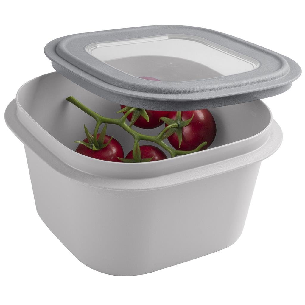 Sunware Sigma Home Food Storage Container 1.8 L Grey - 18 x 18 x 10.4 cm