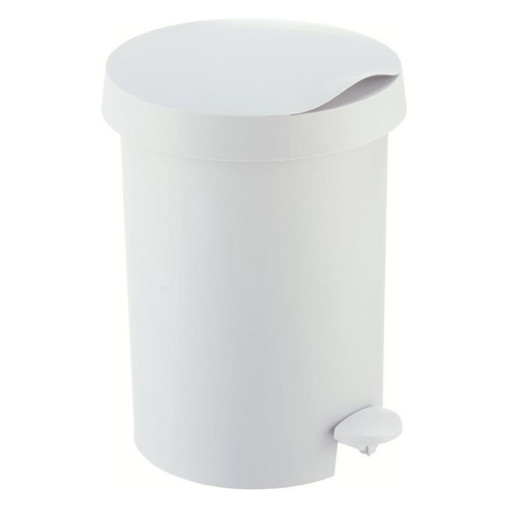 Sunware Zodiac Pedal Bin 5 L White - Ergonomic Handle