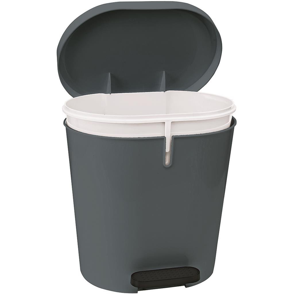 Sunware Zamora Pedal Bin 8 L Anthracite