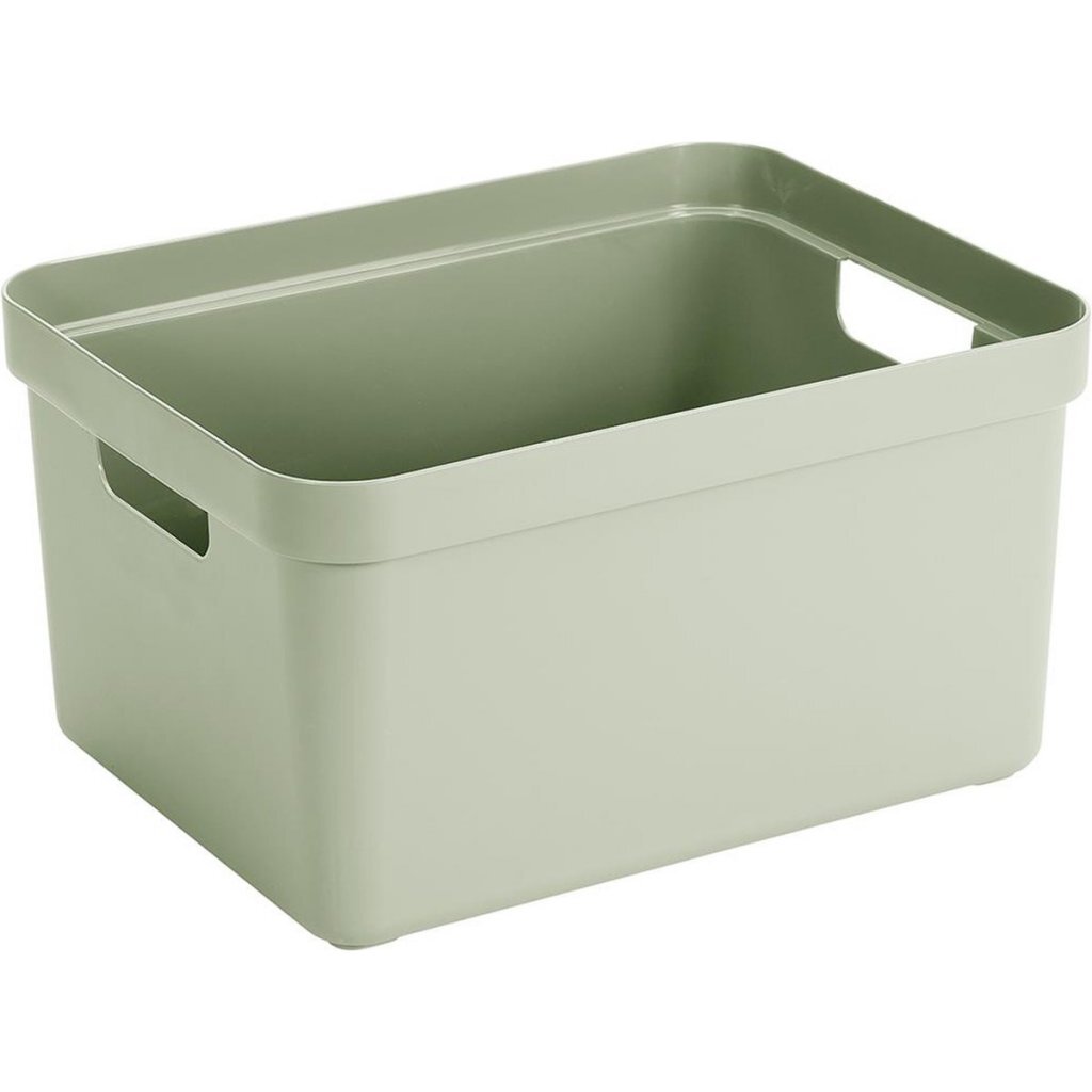 Sunware Sigma Home Storage Box 32 L Sage Green 44.4x34.2x24.2 cm