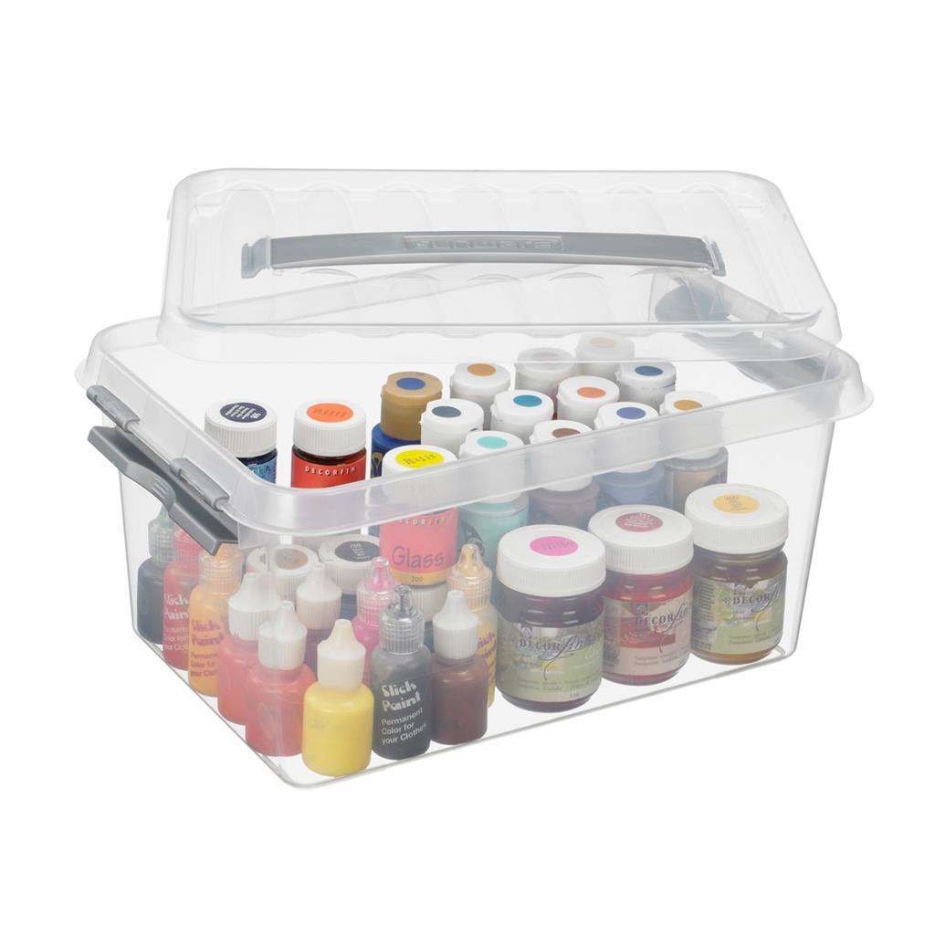 Sunware Q-Line Storage Box 6 L Transparent/Grey