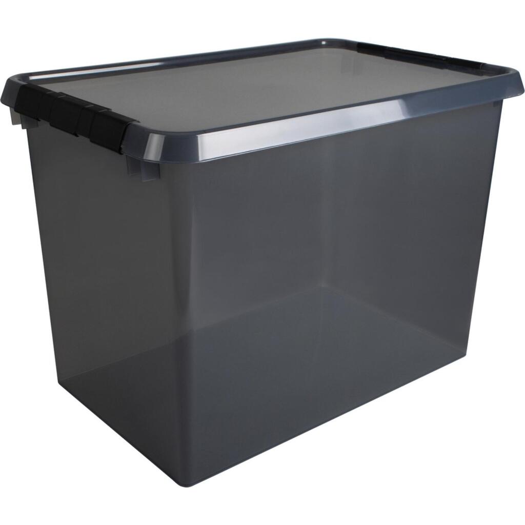 Sunware Comfort Line Storage Box 72 L 60x40x42 cm Transparent/Anthracite