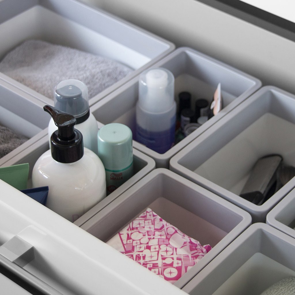 Sigma Home Organizer 0.6 L White/Grey for Bathroom and Kitchen