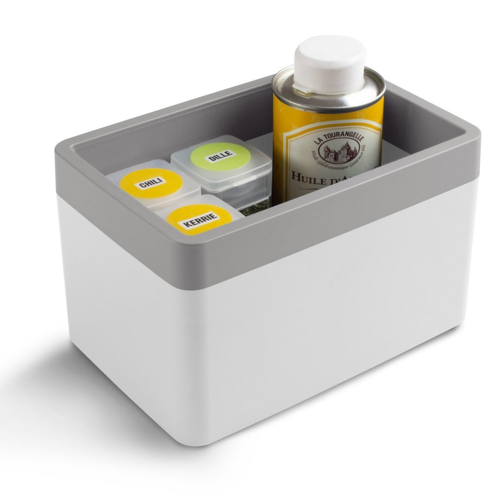 Sigma Home Organizer 1.65 L White/Grey for Bathroom and Workspace