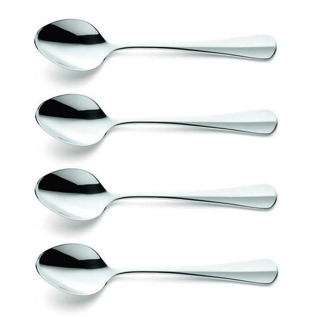 Amefa Baguette Coffee Spoon 4 Pieces Silver