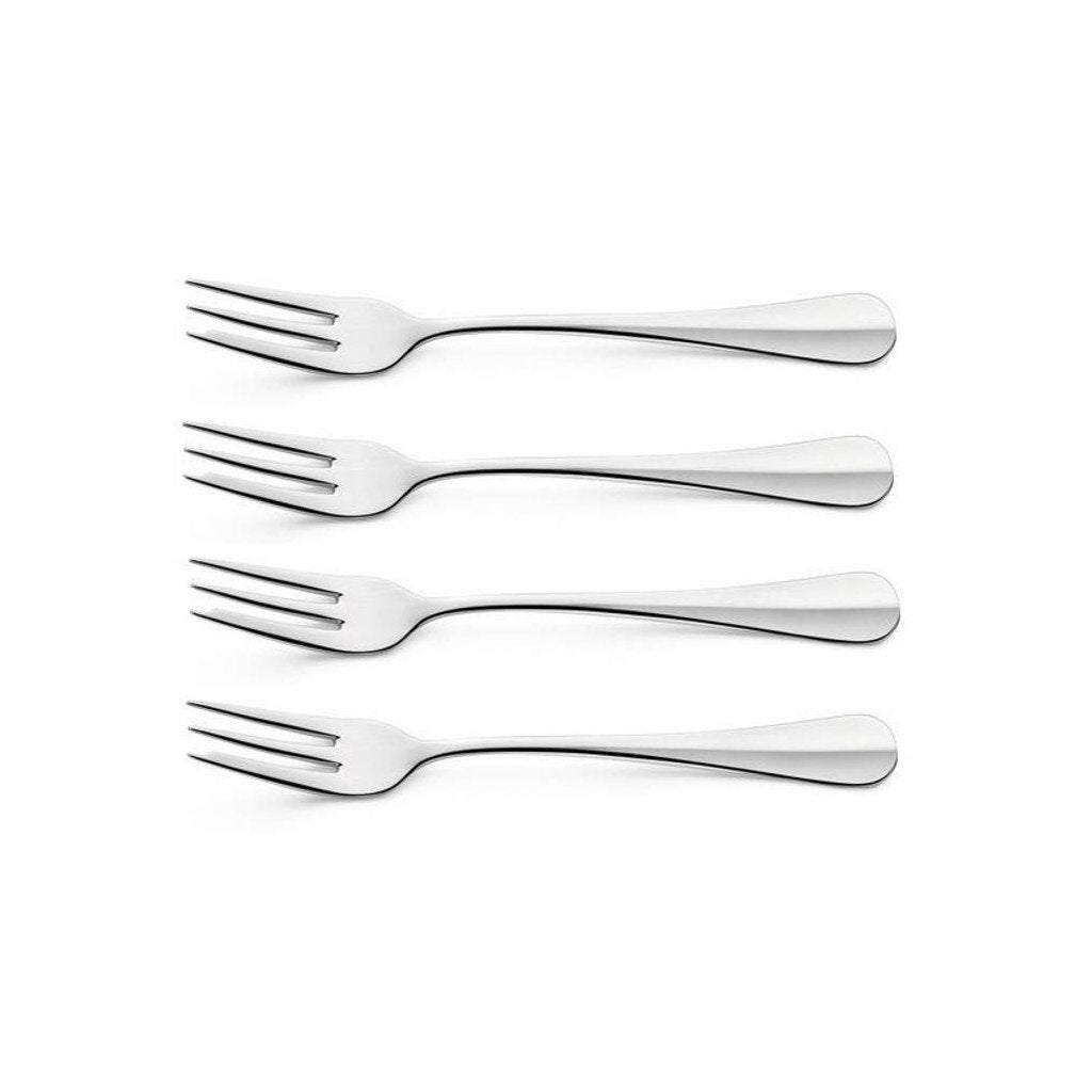 Amefa Baguette Pastry Forks 4 Pieces Silver
