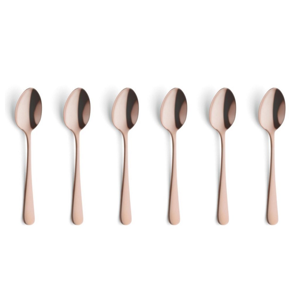 Amefa Austin Tea Spoons 6 Pieces Copper