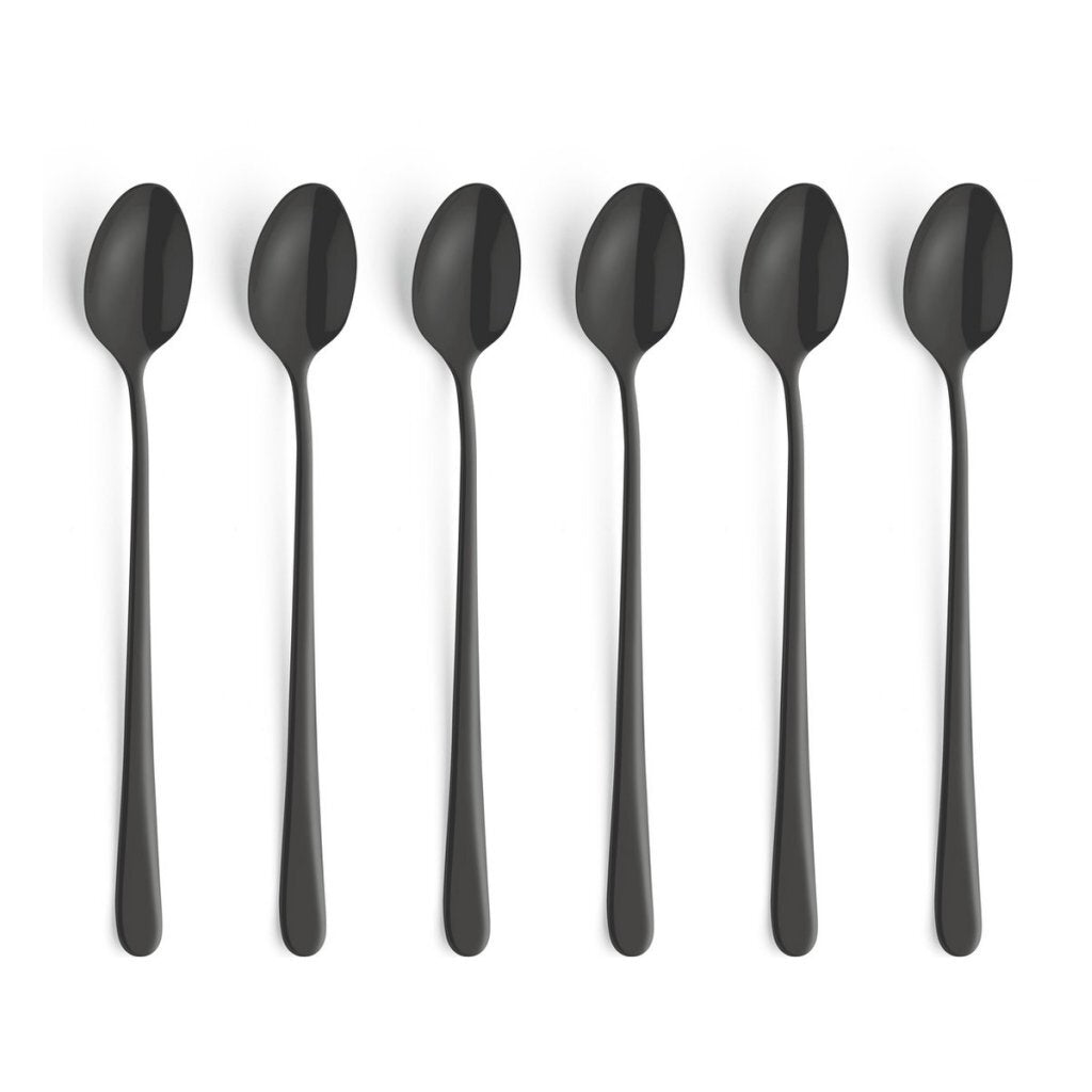 Amefa Austin Pastry Forks 6 Pieces Matte Black