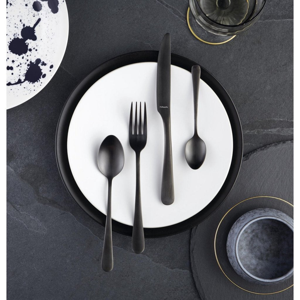 Amefa Austin Pastry Forks 6 Pieces Matte Black