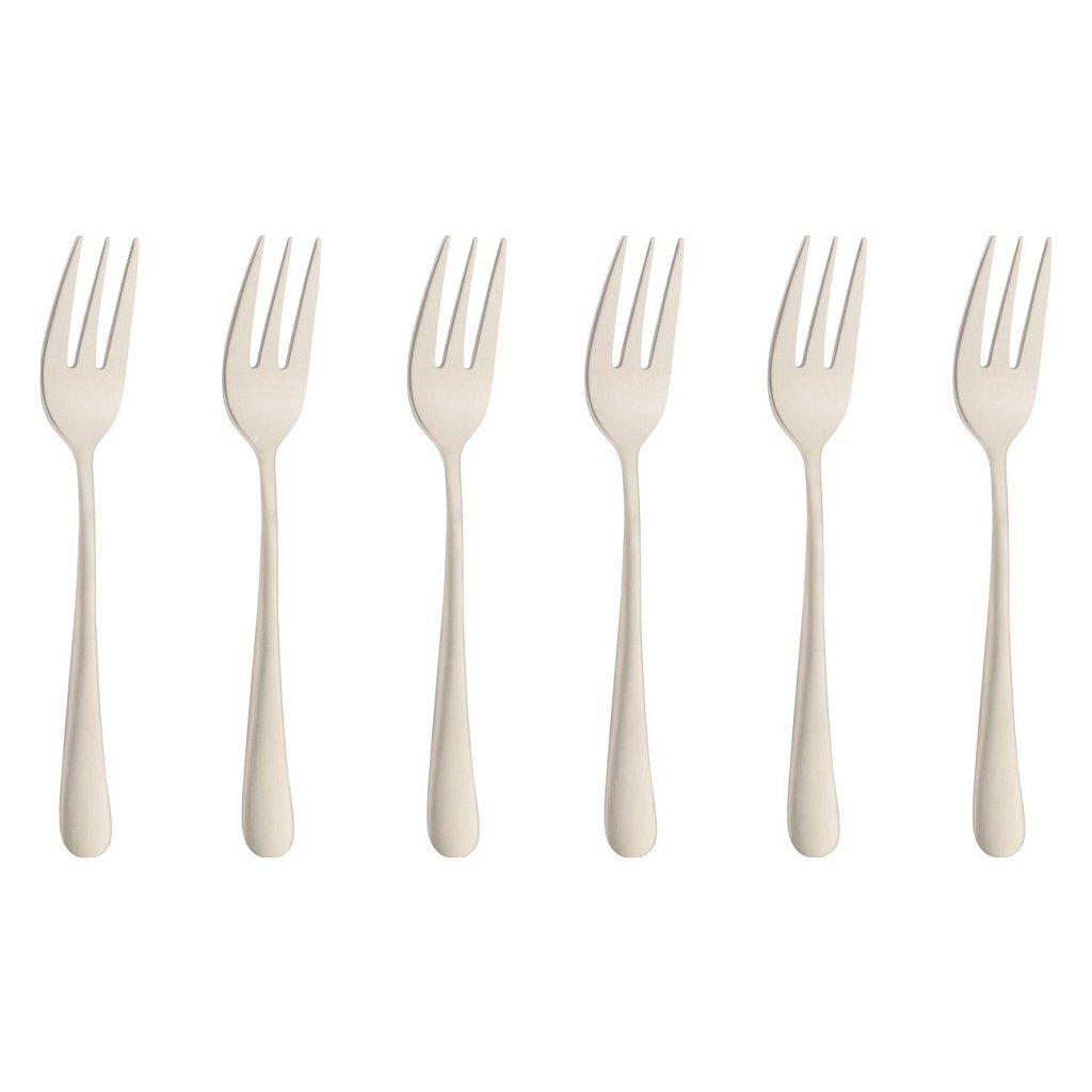 Amefa Austin Pastry Forks 6 Pieces Champagne