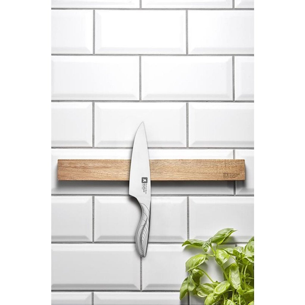 Richardson Sheffield Magnetic Knife Holder Acacia Wood - Holds 5 Knives