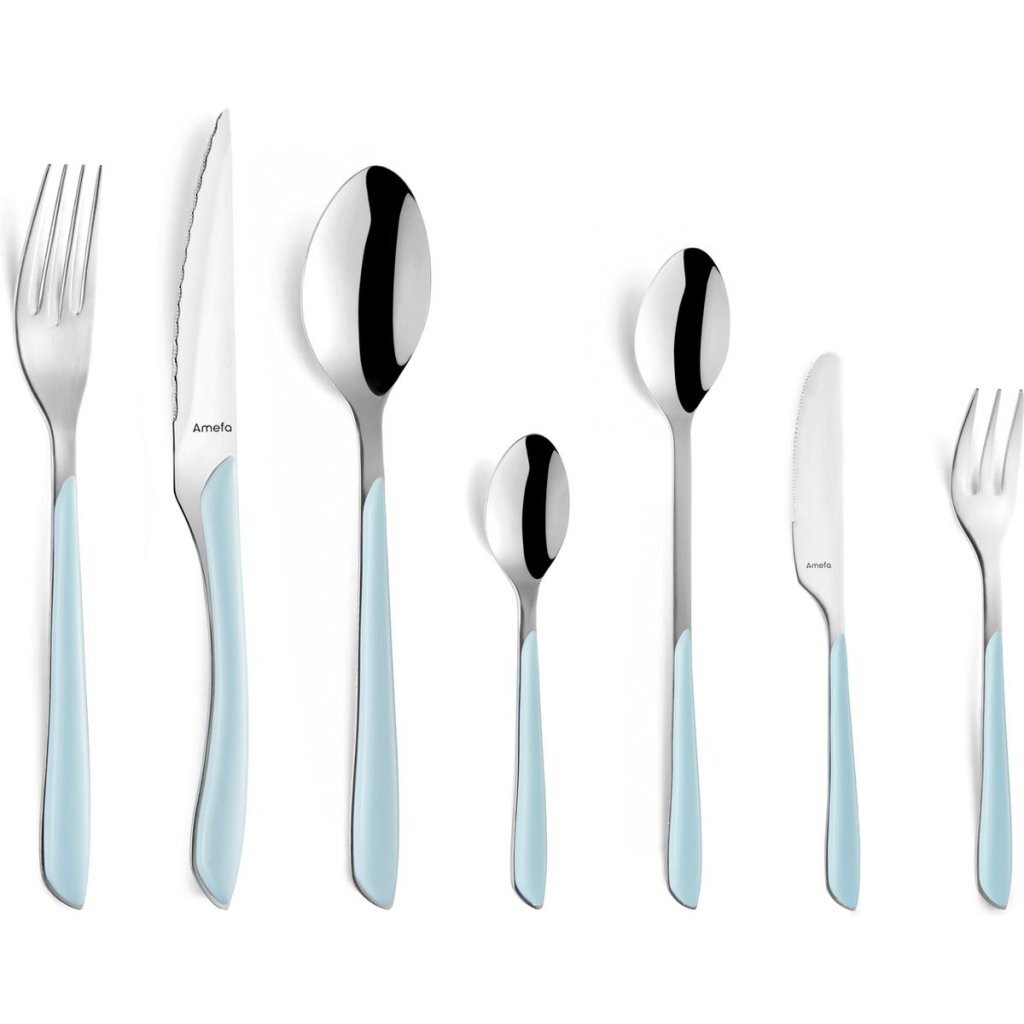 Amefa Eclat Cutlery Set 26-piece Light Blue