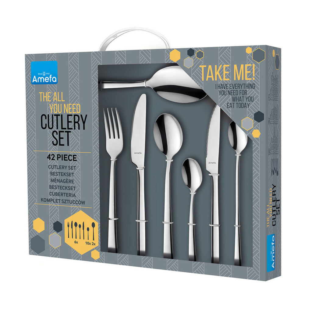 Amefa Manille Cutlery Set 42-piece Stainless Steel