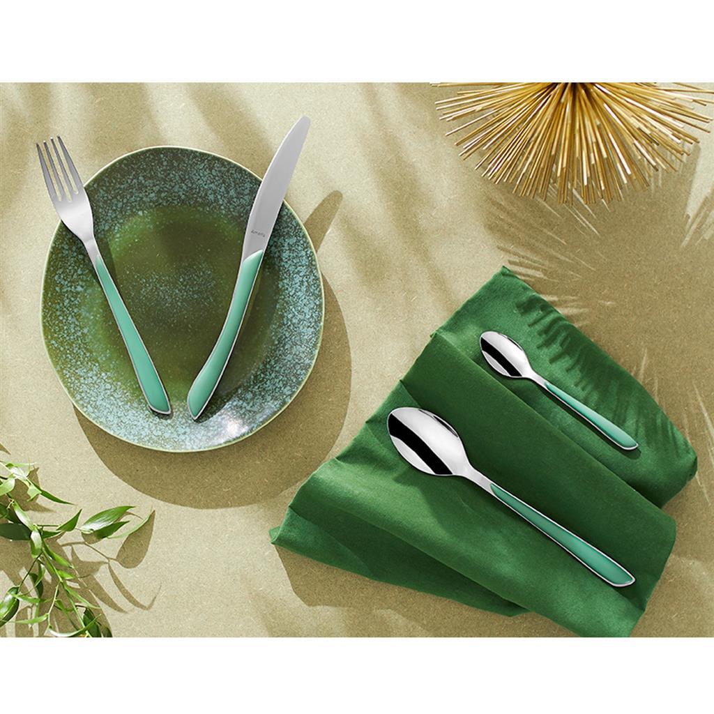 Amefa Eclat Cutlery Set 24-piece Stainless Steel/Green