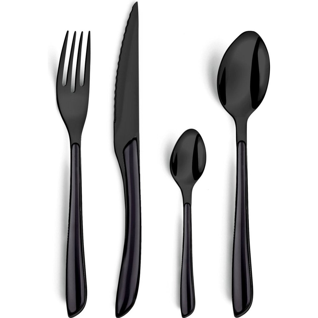 Amefa Eclat Lumino Cutlery Set 16-piece Black