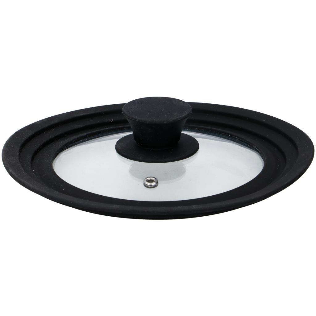 Alpina Glass Lid with Silicone Rim - 16/18/20 cm