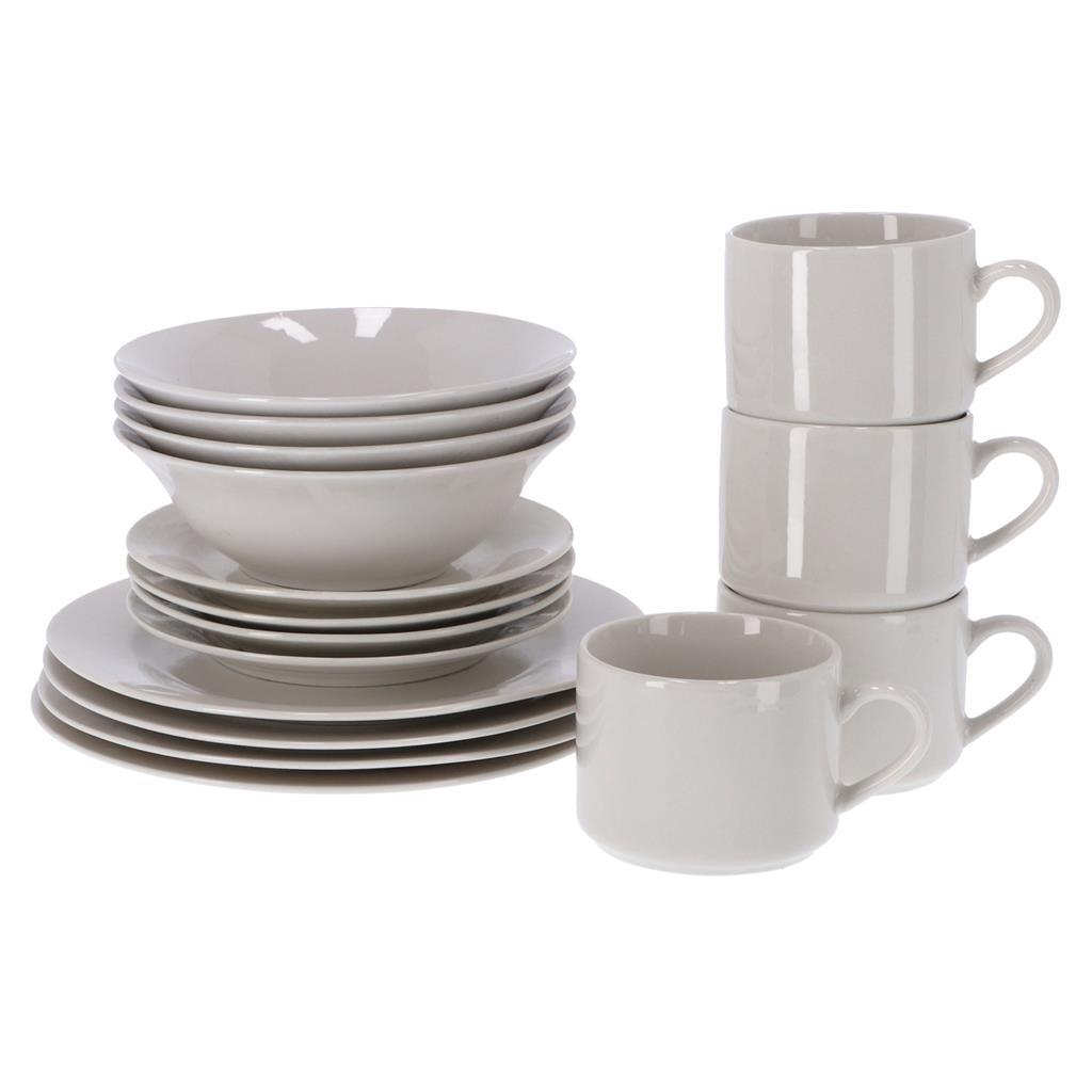 Alpina Breakfast Set 16-piece White