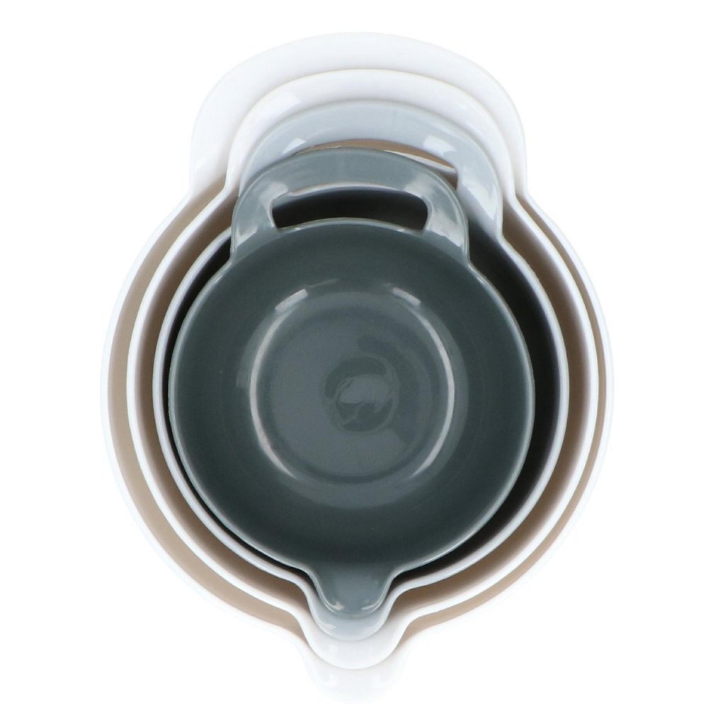 Alpina Mixing Bowls Set - 4 Pieces 1.2-3 L White/Grey
