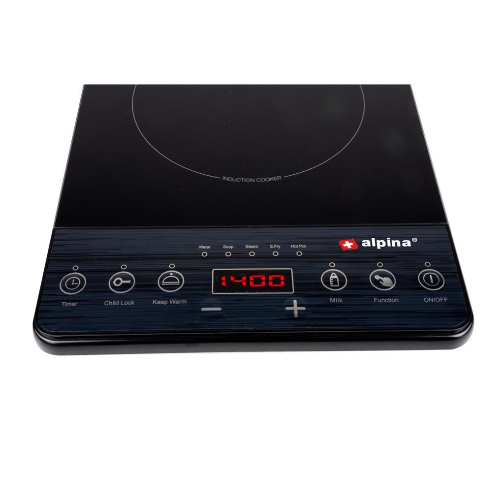Alpina 1-Burner Induction Hob 2000W Black