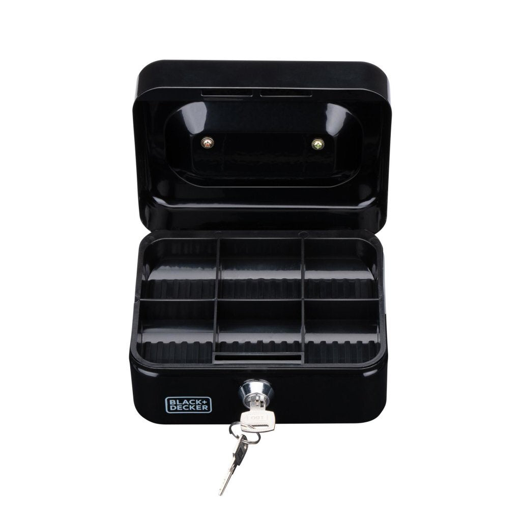 Black+Decker Cash Box 15x8x11.8 cm Black